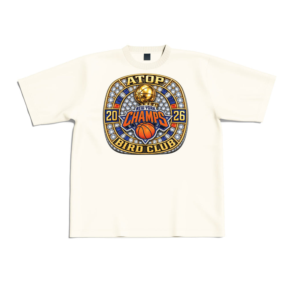 ATOP X BIRD CLUB NEW YORK CHAMPIONSHIP RINGS SHIRT