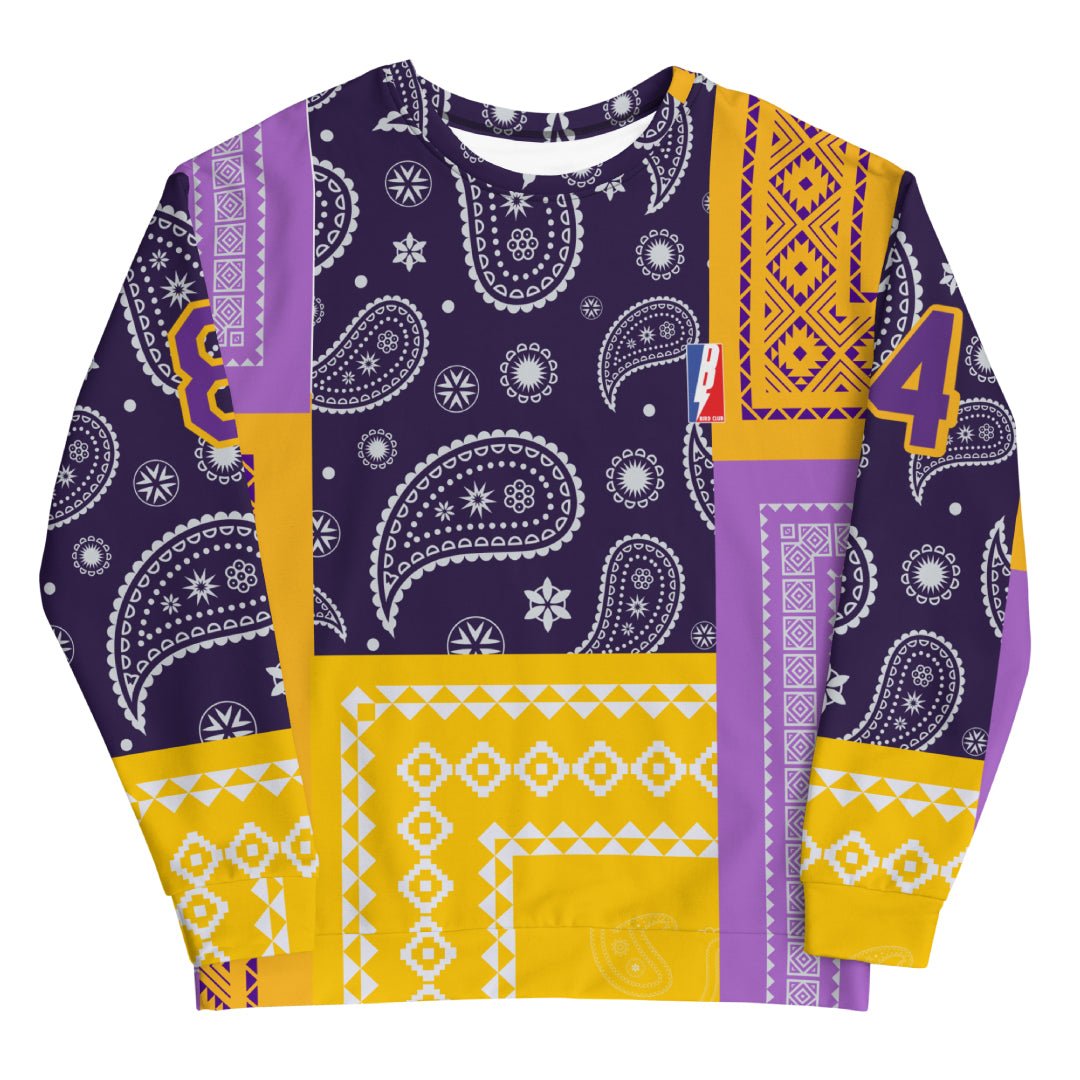 Kobe Mamba Paisley sweatshirt - Sneaker Tees to match Air Jordan Sneakers