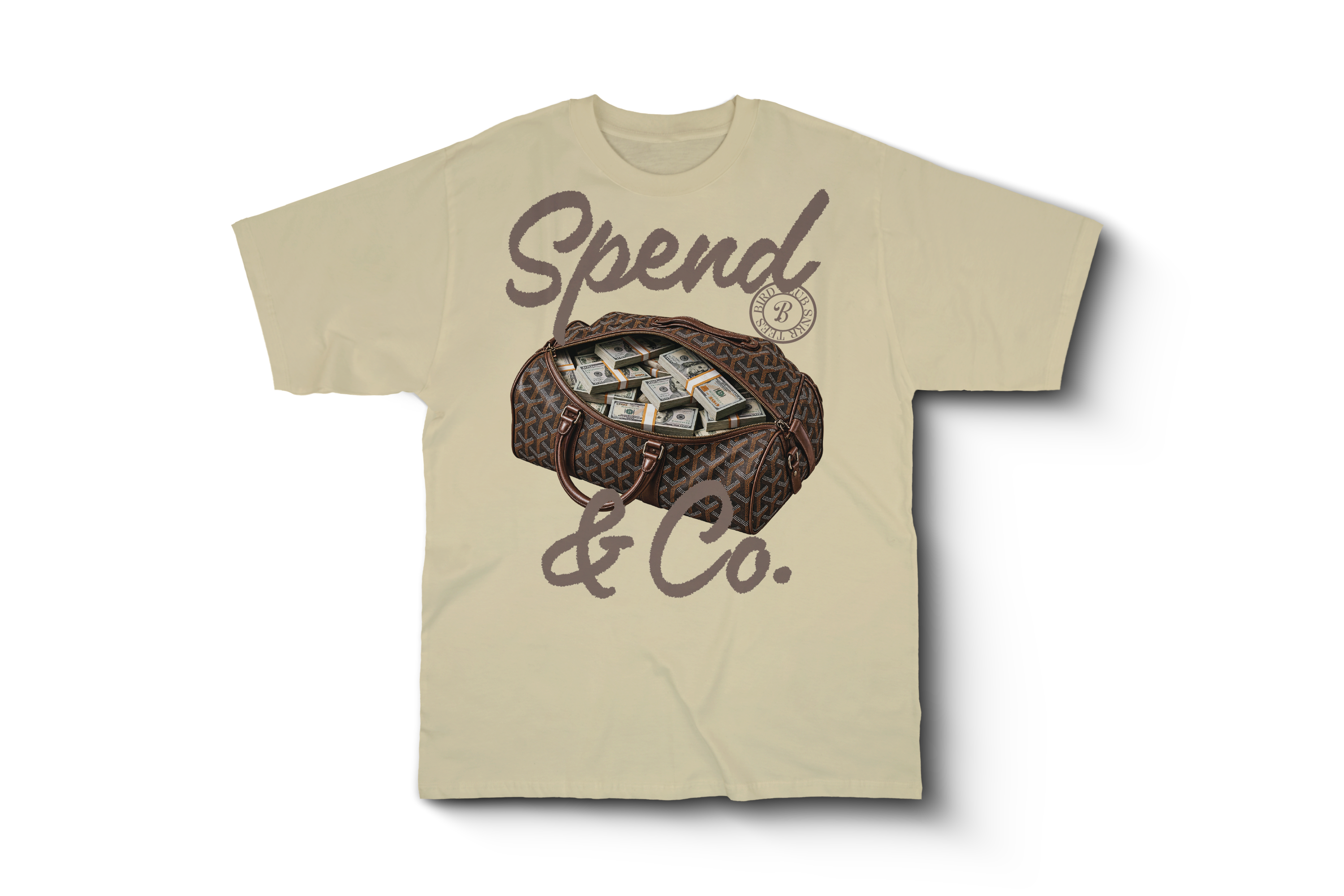 Retro 3 Phantom & Palomino Spend Dat Shirt
