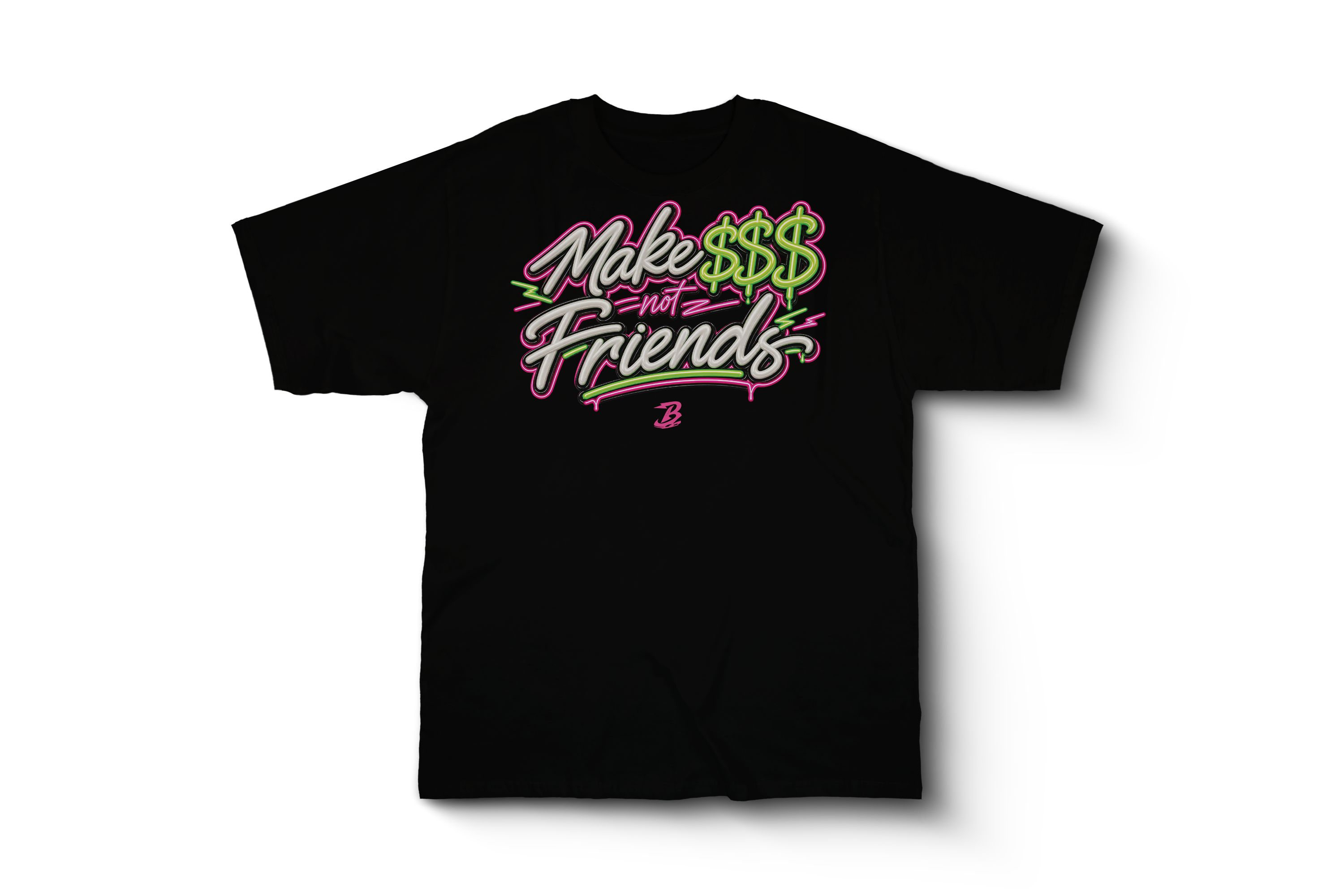 RETRO 7 TENNIS DAY MAKE MONEY NOT FRIENDS SHIRT