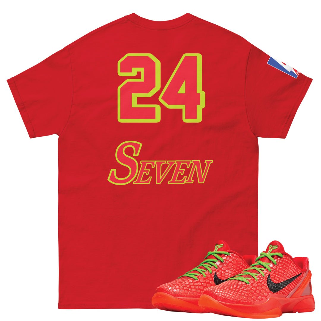 Reverse Grinch Kobe 6 Protro "Domin8-24 seven" Shirt - Sneaker Tees to match Air Jordan Sneakers