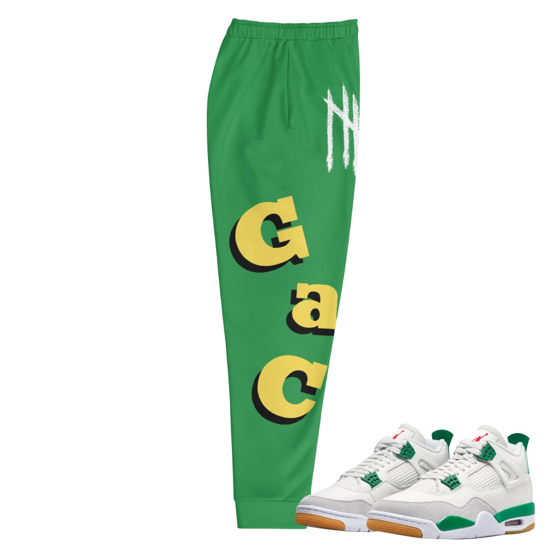 Retro 4 SB Pine Green Winners Joggers - Sneaker Tees to match Air Jordan Sneakers