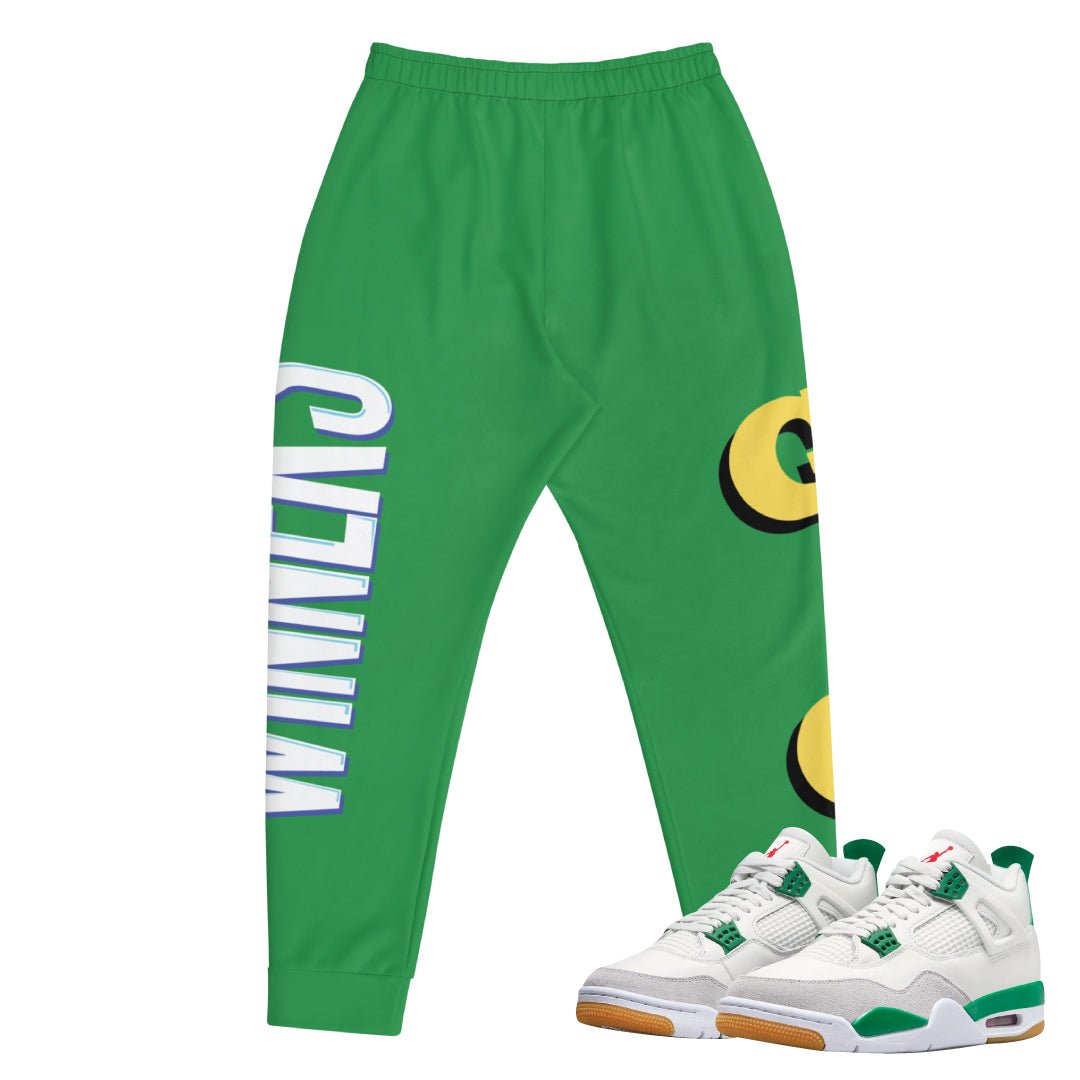 Retro 4 SB Pine Green Winners Joggers - Sneaker Tees to match Air Jordan Sneakers