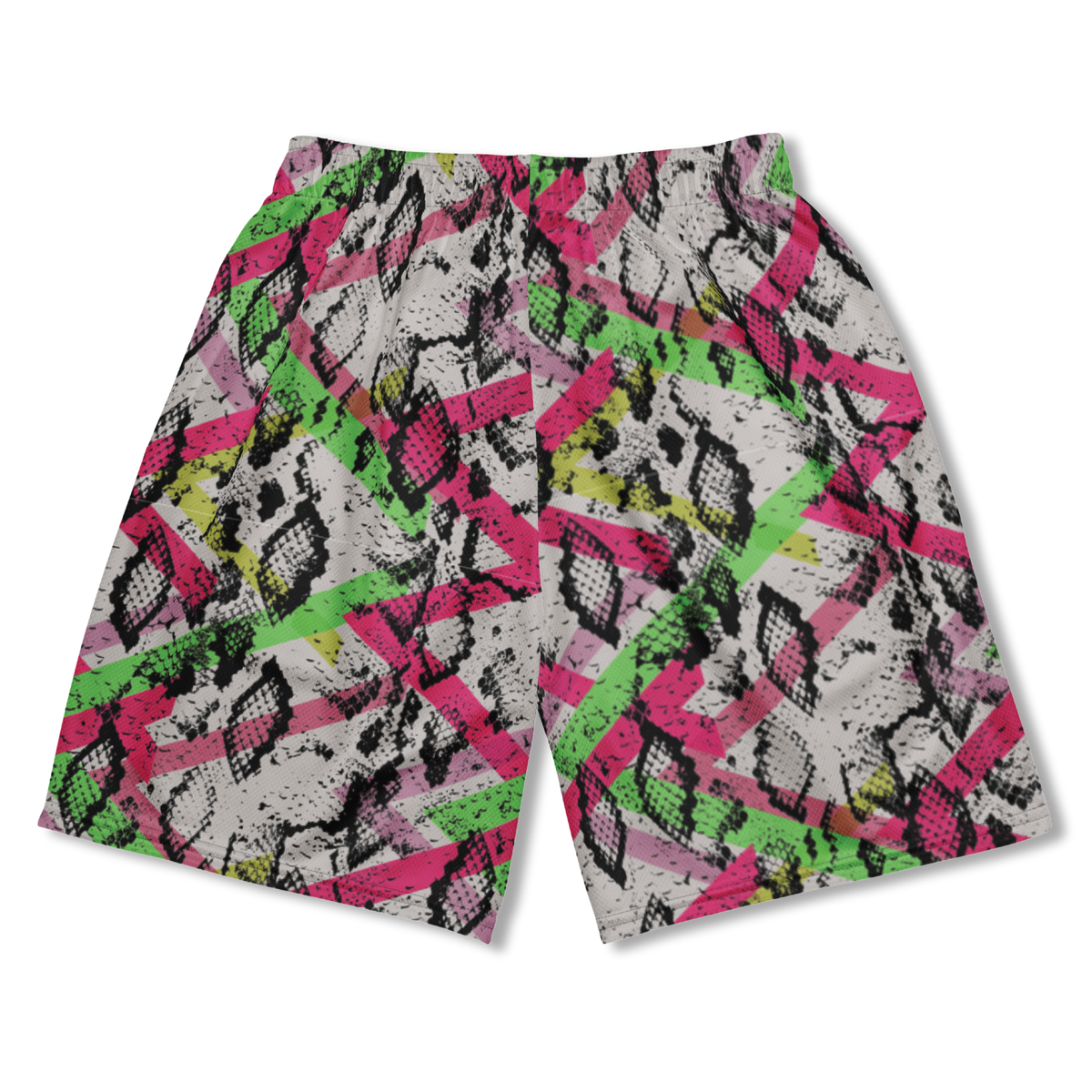 RETRO 7 TENNIS DAY SNAKE SKIN MESH SHORTS