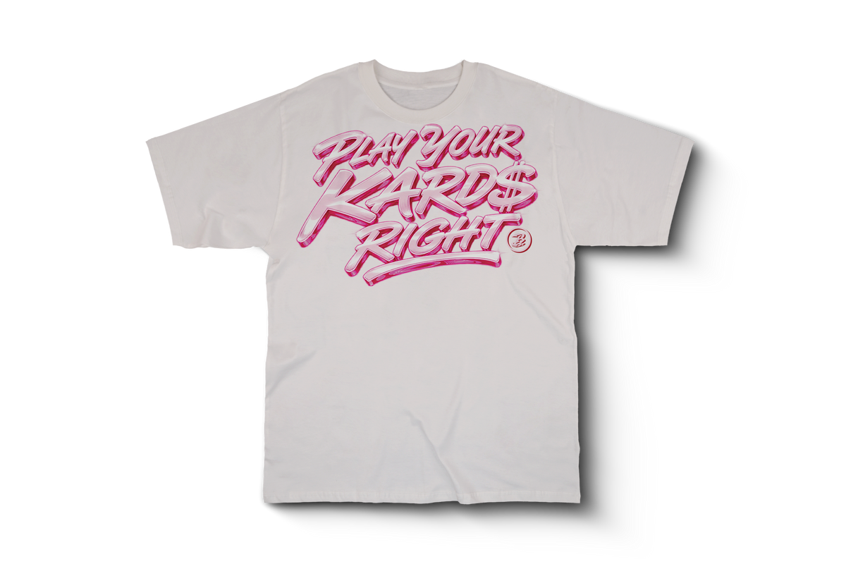 RETRO 1 TRAVIS SCOTT PINK PACK "KARDS" SHIRT