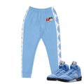 Retro 5 UNC Joggers - Sneaker Tees to match Air Jordan Sneakers