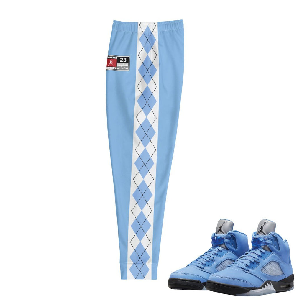Retro 5 UNC Joggers - Sneaker Tees to match Air Jordan Sneakers