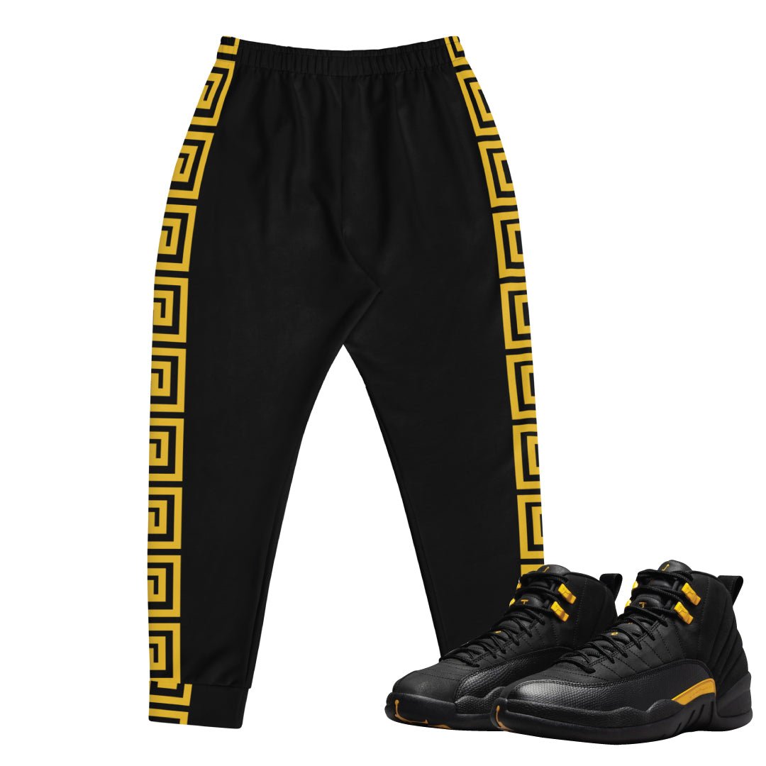 Retro 12 Black Taxi Joggers - Sneaker Tees to match Air Jordan Sneakers