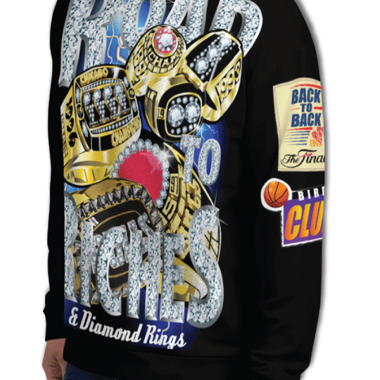 Bulls Dynasty Championship Rings sweatshirt - Sneaker Tees