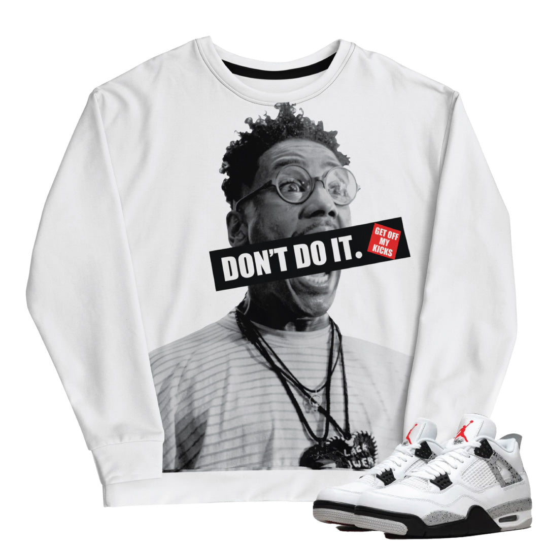 Retro 4 White Cement Buggin' Sweatshirt