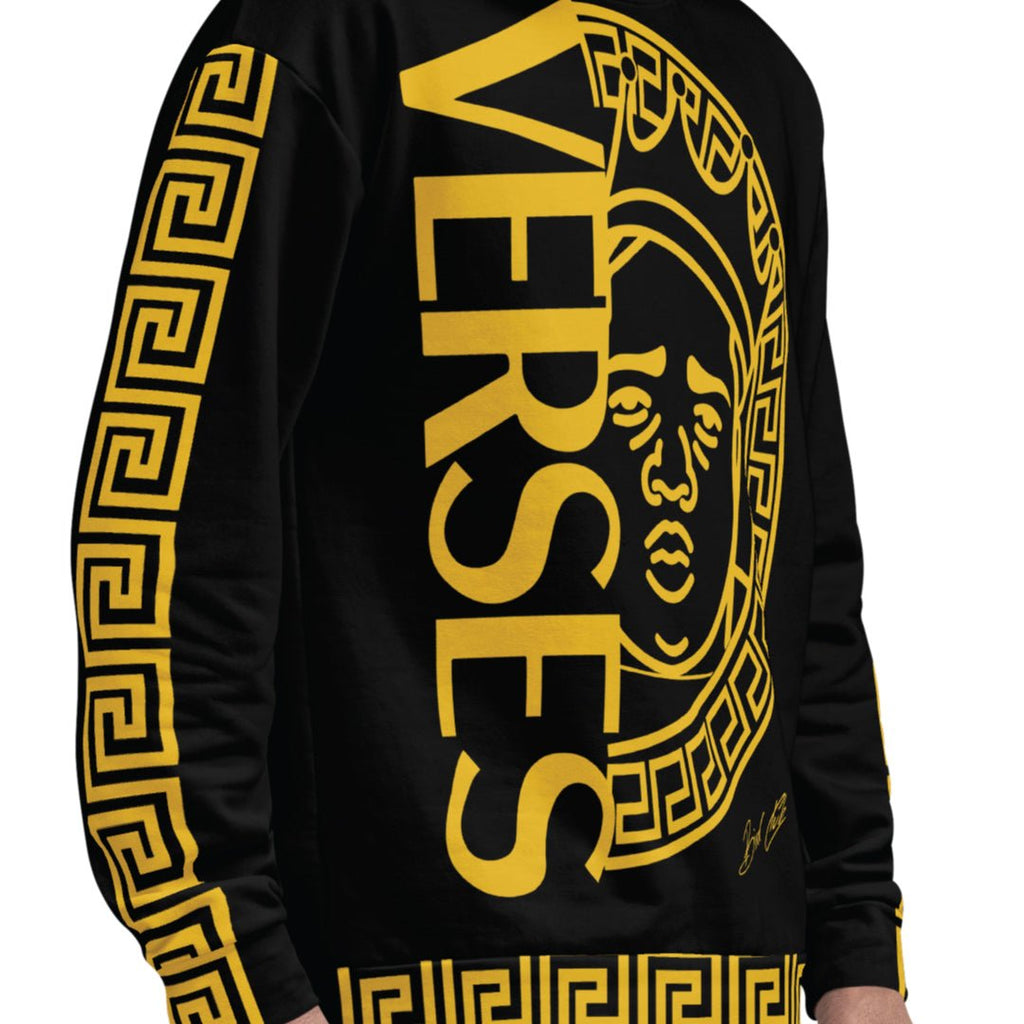 Retro 12 Black Taxi Verses Sweatshirt - Sneaker Tees to match Air Jordan Sneakers