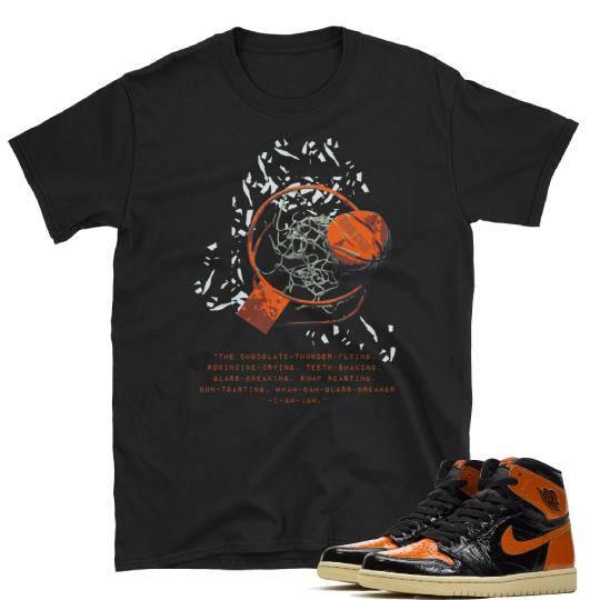 Retro OG 1 Shattered Back Board sneaker tees - Sneaker Tees to match Air Jordan Sneakers