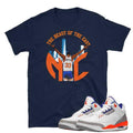 Retro 3 Knicks matching Sneaker tees - Sneaker Tees to match Air Jordan Sneakers