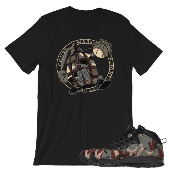 RETRO 10 CAMO SNEAKER TEES - Sneaker Tees to match Air Jordan Sneakers