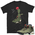 RETRO 6 TRAVIS SCOTT CACTUS SHIRT - Sneaker Tees to match Air Jordan Sneakers