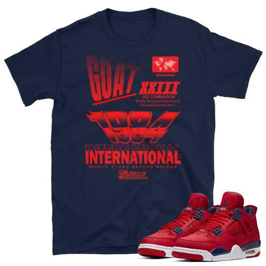 RETRO 4 FIBA SHIRT - Sneaker Tees to match Air Jordan Sneakers