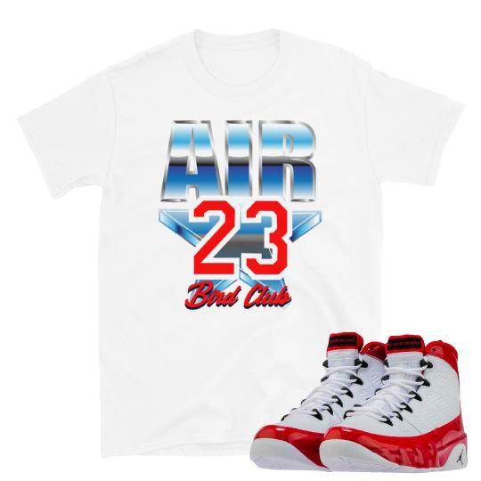 Retro 9 "Gym Red" Sneaker Shirt All Star - Sneaker Tees to match Air Jordan Sneakers