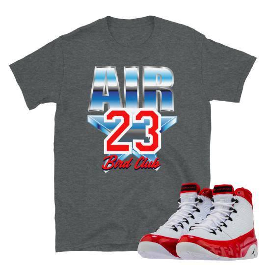 Retro 9 "Gym Red" Sneaker Shirt All Star - Sneaker Tees to match Air Jordan Sneakers