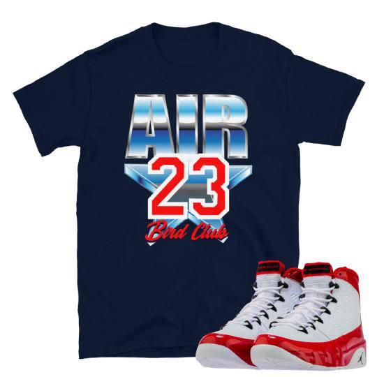 Retro 9 "Gym Red" Sneaker Shirt All Star - Sneaker Tees to match Air Jordan Sneakers