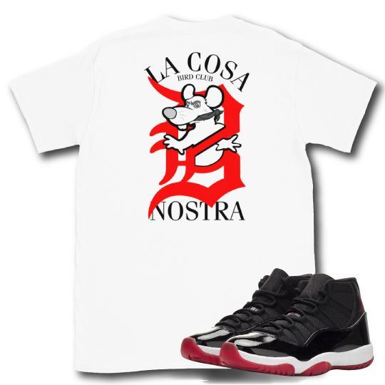 Bred retro 11 Shirt to match - Sneaker Tees to match Air Jordan Sneakers