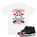 Retro 11 Bred Sneaker Tee - Sneaker Tees to match Air Jordan Sneakers