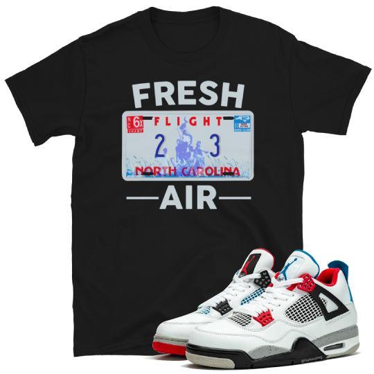 WHAT THE RETRO 4 JORDAN SHIRT - Sneaker Tees to match Air Jordan Sneakers