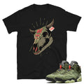 RETRO 6 TRAVIS SCOTT SKULL SHIRT - Sneaker Tees to match Air Jordan Sneakers