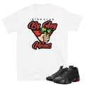 Retro 14 Black Ferrari Sneaker shirt - Sneaker Tees to match Air Jordan Sneakers