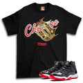 BRED 11 SNEAKER TEE - Sneaker Tees to match Air Jordan Sneakers