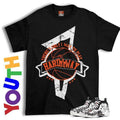 Foamposite Shattered Backboard YOUTH Tees - Sneaker Tees to match Air Jordan Sneakers
