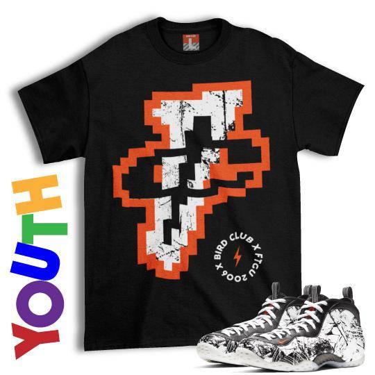Foamposite Shattered Backboard YOUTH Tees - Sneaker Tees to match Air Jordan Sneakers