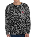 Elephant Print Crewneck - Sneaker Tees to match Air Jordan Sneakers