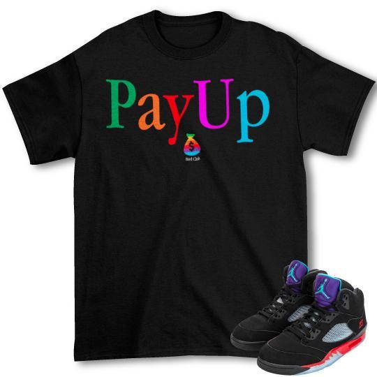 Top 3 Retro 5 sneaker shirt - Sneaker Tees to match Air Jordan Sneakers