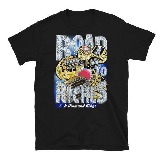 Retro Jordans CHAMPIONSHIP RINGS ROAD TO RICHES SHIRT - Sneaker Tees to match Air Jordan Sneakers
