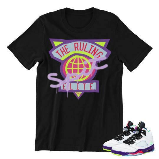 Retro 5 Alternate Bel Air Shirt - Sneaker Tees to match Air Jordan Sneakers