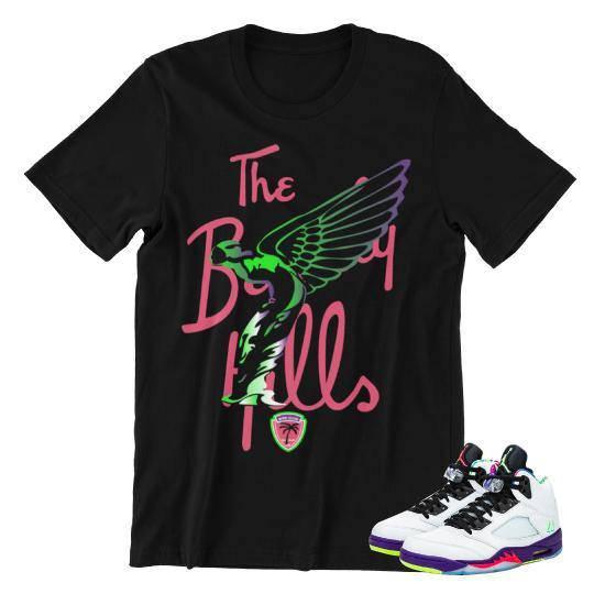 RETRO 5 ALTERNATE BEL AIR SHIRT - Sneaker Tees to match Air Jordan Sneakers