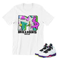 Air Jordan 5 Bel Air shirt - Sneaker Tees to match Air Jordan Sneakers