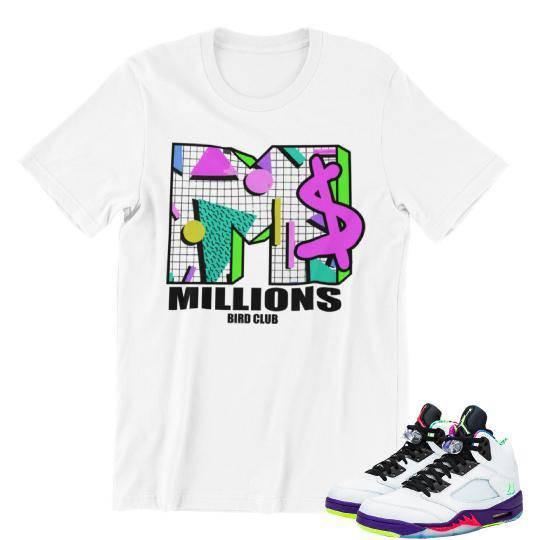 Air Jordan 5 Bel Air shirt - Sneaker Tees to match Air Jordan Sneakers