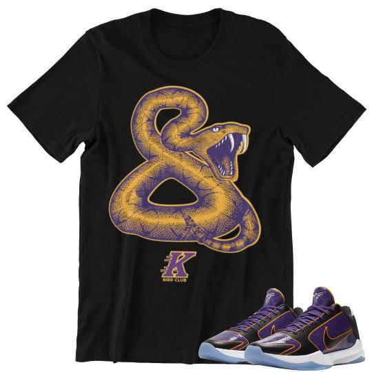 BLACK MAMBA KOBE SHIRT - Sneaker Tees to match Air Jordan Sneakers