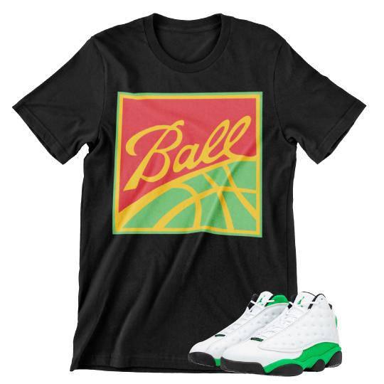 RETRO 13 LUCKY GREEN SHIRT - Sneaker Tees to match Air Jordan Sneakers