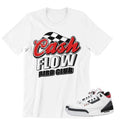 RETRO 3 DENIM CLEAR TAB SHIRT - Sneaker Tees to match Air Jordan Sneakers