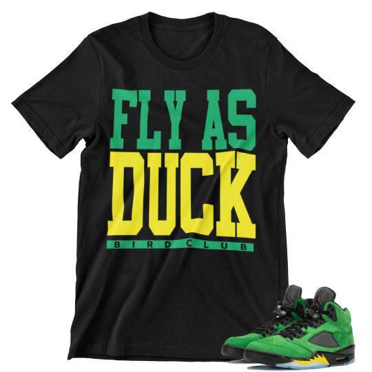 RETRO 5 OREGON DUCKS ELEVATE SHIRT - Sneaker Tees to match Air Jordan Sneakers