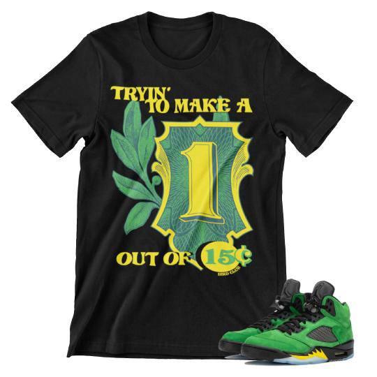 RETRO 5 OREGON ELEVATE SHIRT - Sneaker Tees to match Air Jordan Sneakers