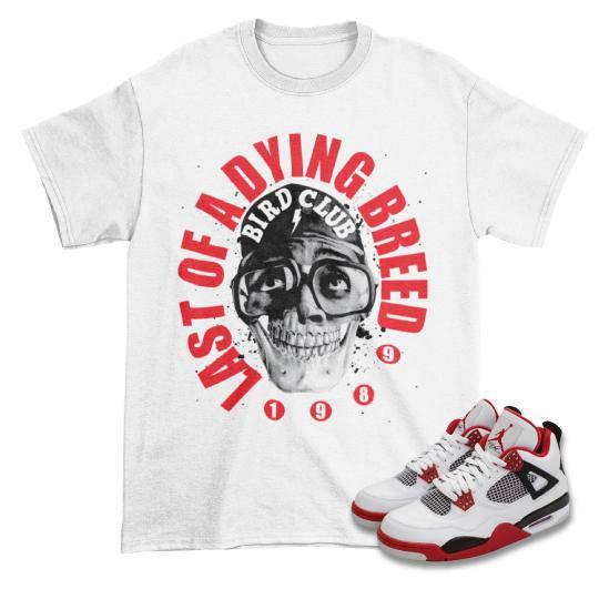 RETRO 4 FIRE RED OG SHIRT - Sneaker Tees to match Air Jordan Sneakers
