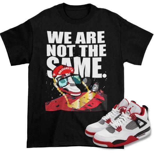 RETRO 4 FIRE RED OG SHIRT - Sneaker Tees to match Air Jordan Sneakers
