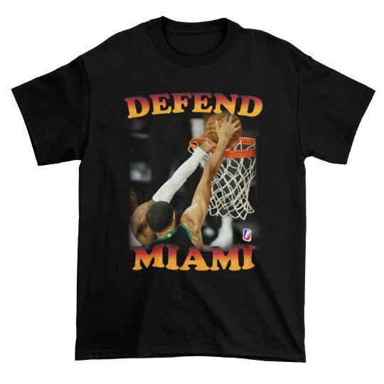DEFEND MIAMI PLAYOFF SHIRT - Sneaker Tees to match Air Jordan Sneakers