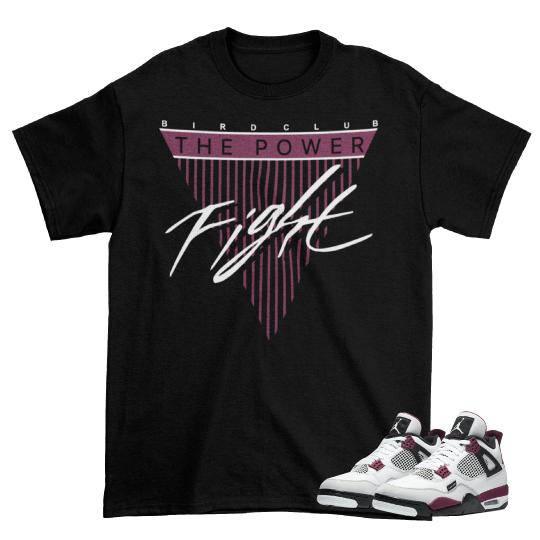 RETRO 4 PSG SHIRT - Sneaker Tees to match Air Jordan Sneakers