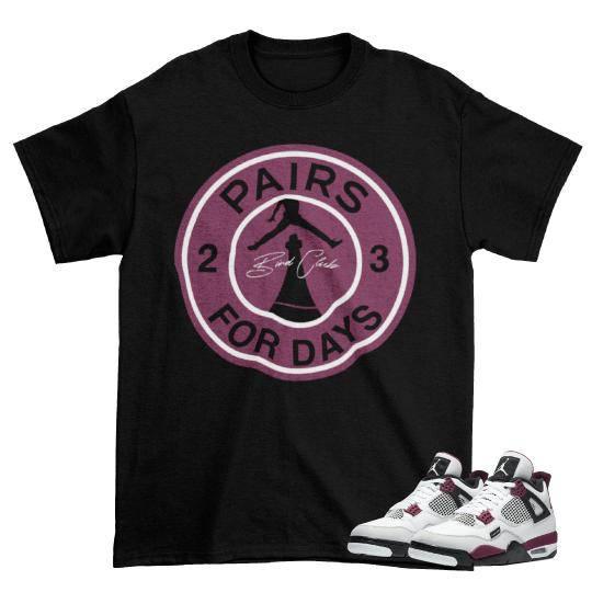 RETRO 4 PSG SHIRT - Sneaker Tees to match Air Jordan Sneakers