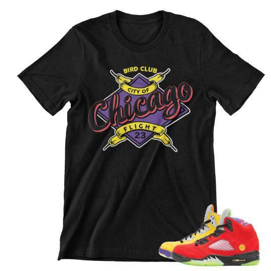 What The 5 Jordan shirt - Sneaker Tees to match Air Jordan Sneakers