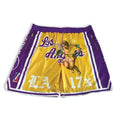 Lakers Championship Kobe Shorts - Sneaker Tees to match Air Jordan Sneakers